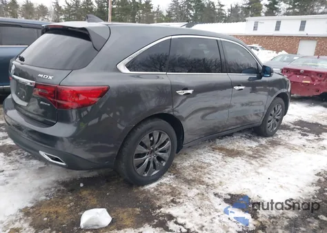 2015 Acura Mdx Technology Package из США, поврежденный, VIN 5FRYD4H40FB010008
